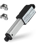 Dope Mini Electric Linear Actuator 1.2 Inch Stroke, 4.5 Lb Thrust, 12V DC, High Speed 1.97 Inches Per Second, Aluminum Body shown with bolts