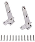 Marine Grade 316 Stainless Steel T Shaped Thickened Hinges For Cabinets And Doors, Mirror Polished Boat Hinges with screws