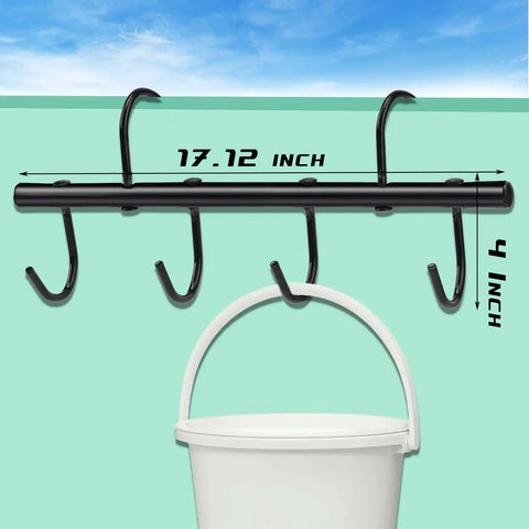 Six Hook Portable Horse Tack Rack With 360 Degree Swivel Hooks Bridle Hangers For Stall Barn And Fence No Drill Setup