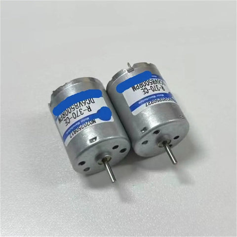 Built Tough Rk370 Dc Motor 6V 12V 24V 6000 8500Rpm High Speed Strong Magnetic Electric Machinery Component shown from the side.