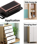 Magnetic Cabinet Door Catch Set Of 2 With 10 Lb Pull Oil Rubbed Bronze Finish 1.8 X 0.6 X 0.5 Inch Latches use examples