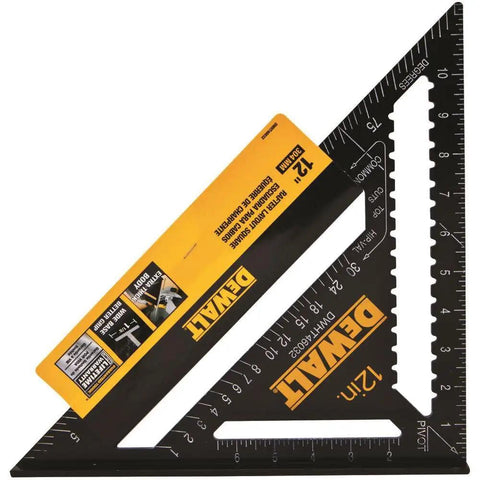 12 Inch Quick Square Dope Carpenter Tool For Framing And Layout, Durable Aluminum Ruler With Precision Angles, Multi Color Quick Square