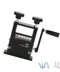 Heavy Duty Cable Wire Stripping Machine Compatible With Power Drill Or Hand Crank Compact Metal Construction with hand crank and hooks.
