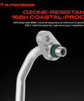 Close-up of Heavy Duty Ac Discharge Line Hose Assembly For Toyota Tacoma 2005 2015 V6 4.0L with ozone-resistant feature.