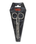 Heavy Duty Five Inch Electrician Scissors With Serrated Bottom Blade And Dual Gauge Stripping Notches For Pro Contractors And Diy Builders Built Tough For Daily Trade Use in packaging.