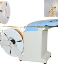 No Sweat Electric Semi Automatic Bag Closure Machine Twist Tie Bundler For Food Packaging showing wire spool and closure mechanism.