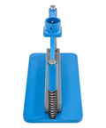 12 Inch Press Brake Attachment For 12 And 20 Ton Hydraulic Shop Presses, 90 Degree Bending, Blue Finish, Front View