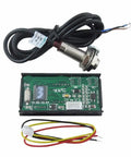 Green LED Tachometer RPM Speed Meter With Hall Proximity Sensor Magnet NPN For Lathe CNC Mower Conveyor Belt 5 To 9999 RPM DC 8 To 15V 0.56 Inch Display
