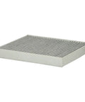 Premium Activated Carbon Cabin Air Filter For Volkswagen Tiguan 2018 To 2024, Jetta 2019 To 2025, shown in a side view angle.