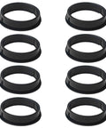 8 Pack Black Snap In Grommets For 50mm Knockout Holes Nylon Insulating Bushing Inner 41.2mm Outer 53mm Height 11.5mm