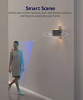 Motion sensor setup with Dope Tiny 10A WiFi Smart Light Switch Module For Diy Home Automation No Hub Needed Works With Alexa And Google Home