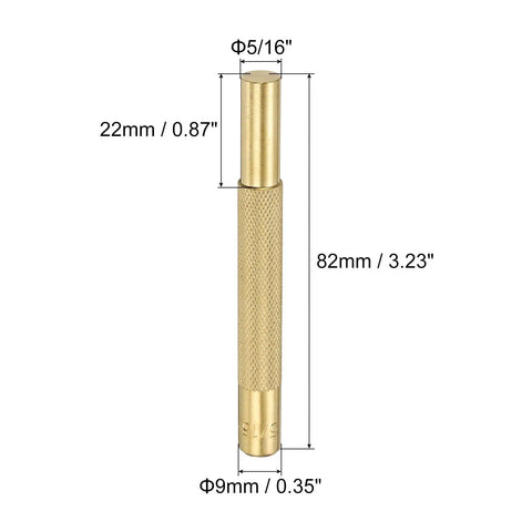 Brass Punch Five Sixteenth Inch No Slip Non Marring Drive Pin Punch For Watch Repair And Jewelry Craft 82mm