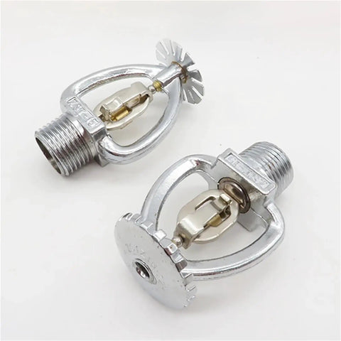 Top Shelf Fire Sprinkler Head DN15 And 72 Degree Fusible Alloy For Automatic Water Spray System Upper Nozzle close-up view