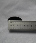 Fuchi Kashira Iron Alloy Set For Samurai Tsuka Handle Ferrule Caps 01 To 07 with ruler measuring size for custom build
