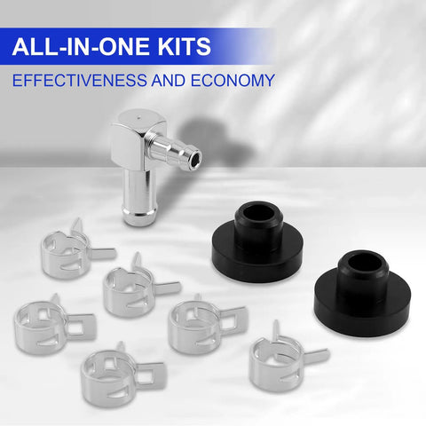 Fuel Tank Stem And Bushing Kit Fits Husqvarna Craftsman AYP Poulan Poulan Pro Roper And Weed Eater Models Replacement Parts 532139227 And 532003645