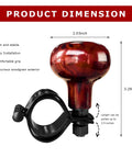 Woodgrain Steering Wheel Spinner Knob For Cars And Trucks, Smooth Auto Turning Booster, easy one hand control, product dimensions