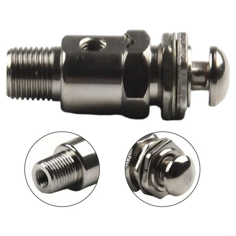Rock Solid Heavy Duty Pneumatic Valve With Push Button Return Switch, 2 Position 3 Way Metal Body, 0 To 0.9 MPa, compact view