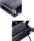 Led Flood Light, Ip66 Waterproof Super Bright Security Lights, Outdoor, showing bottom view with aluminum casing and power connection.