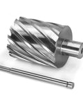 Two-piece annular cutter with Weldon shank and two-flat HSS rod; 3/4-inch cutting diameter