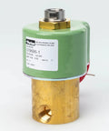 12V Hydraulic Solenoid Valve 379686-1 For 6-Bolt Powershift PTOs, brass body, green coil, OEM Quality Solenoid Cartridge