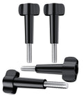 Four Pack Beefy Stainless Steel 1/4 Inch 20 Thumb Screws For Action Camera Mounts Built To Last Rustproof Durable And Easy Hand Tighten