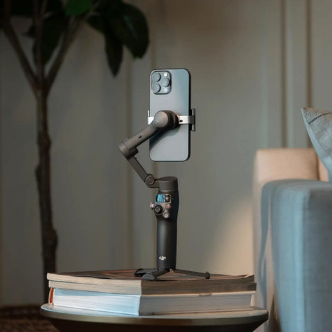 Osmo Mobile 8 Advanced Tracking Gimbal For Phone With AI Native Tracking Audio And Lighting 360 Degree Pan Rotation Mic Transmitter