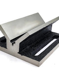 Boss Level SGI V Block Jig Fixture For Center Drilling Round Workpieces Up To Two Inch Capacity, solid iron construction, precise v cuts.