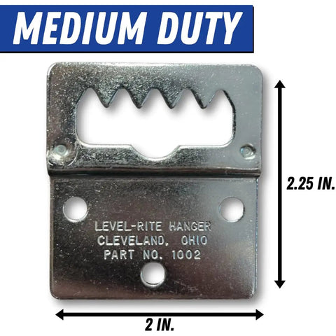 Two Pack Precision Leveling Hangers For Taxidermy Big Game Deer Head Trophy Mounts, High Strength Steel Support, PN 1002