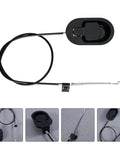 Three Piece Aluminum Recliner Cable Pull Handles In Black Oval Shape For Easy Angle Adjustments And Cozy Rest Includes Hardware For Quick Sofa And Chair Repair Black Switch Spring Cable Design For Smooth No Fuss Comfort