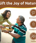 Woman gifting Modern Birdhouse DIY Kit For Kids And Adults Build Your Own Woodworking Craft Easy Fam Bonding Project to a man