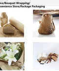 Electric Honeycomb Paper Roll Dispenser Built Tough For Cranking Out Packages Flawless Wrapping Paper Stretching Machine with flower arrangement and wrapped packages.