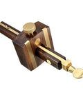 Heavy Lifting Wood Marking Gauge With Rugged Brass Slider And Broad Adjustable Span for precise layout and mortise marking.