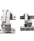 Heavy Duty Rugged Concealed Door Hinges For Stone And Marble Entries, stainless steel, adjustable design, compact size