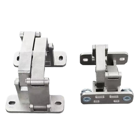 Heavy Duty Rugged Concealed Door Hinges For Stone And Marble Entries, stainless steel, adjustable design, compact size