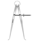 8 Inch Inside Caliper With 200mm Capacity Built From Pro Grade Selected Steel, Solid Adjusting Nut And Roller Pivot For Precise Bore
