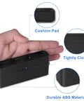 Black storage box with cushion pad for Calibration Weight Set 60g Total M1 Class 1g 2g 5g 10g 20g Stainless Steel.