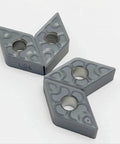 10 Pack Carbide Inserts For CNC Lathe Cutting Ideal For Processing Steel Iron And Aluminum Alloy Heavy Duty Turning Tools For Precision Work Durable Versatile Performance close-up