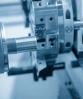 Beefy Heavy Duty M12 X 400mm Fully Threaded Rod 1.75mm Pitch 304 Stainless Steel Right Hand Threads in machine tool setup.