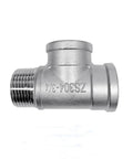 3/4 inch stainless steel BSPT elbow from Brown Finish Beefy Stainless Steel 304 BSPT Elbow 3 Way 4 Way Pipe Fitting Coupler Kit