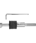 Ciieeo Straight Cymbal Stacker Mount Clamp For Drum Set With Threaded Adjustable Extension Arm, heavy duty steel construction.