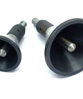 Pro Grade En31 Alloy Steel Bell Punch And Center Punch Set for Spot On Round Bar Centering, two-piece set view.