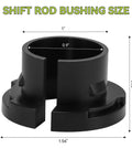 Volkswagen Vintage Air Cooled Shift Rod Bushing Bolt In Upgrade dimensions with 1.56 inch diameter for classic Beetles