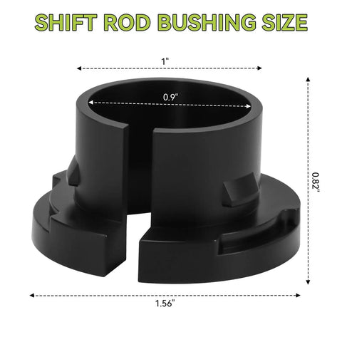 Volkswagen Vintage Air Cooled Shift Rod Bushing Bolt In Upgrade dimensions with 1.56 inch diameter for classic Beetles