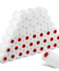 Stacked 40 Pcs 2 Inch Mini Foam Paint Roller Covers For Textured And Smooth Surfaces, High Density Sponge Rollers Replacement Refills