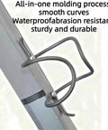 Ultralight Matte Carbon Fiber Water Bottle Cage For MTB And Road Bikes, mounted on bike frame showcasing secure fit