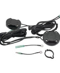 Precision Trim Sender Limit Switch Kit For Mercruiser Alpha One Gen 2 And Bravo Outdrives Replaces 805320A03 805320A1 17693A2 63115A12 Sierra 18 7633 With Easy Install And Durable Marine Boat Parts, showing black components and cables.