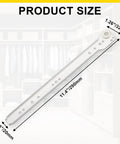Get Rid Of Sticky Drawers With These Rock Solid 12 Inch Drawer Slides One Pair Smooth Extension Glides white coated steel size 11.4 inch