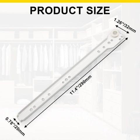 Get Rid Of Sticky Drawers With These Rock Solid 12 Inch Drawer Slides One Pair Smooth Extension Glides white coated steel size 11.4 inch