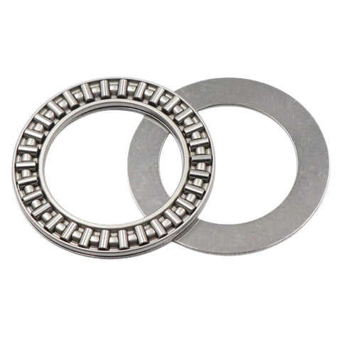 Thrust Needle Roller Bearing Set 20x35x4mm With 4 Washers for Mower Power Steering Heavy Duty Axial Bearing AXK2035 2AS Pack