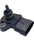MAP Sensor Replacement For Hyundai And Kia Vehicles 39300-2B000 39300-2B100 front view black plastic sensor